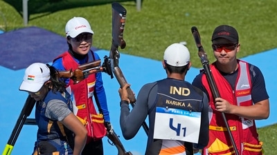 It was not to be in the final as they lost to China's Yiting Jiang and Jianlin Lyu (AP) It was not to be in the final as they lost to China's Yiting Jiang and Jianlin Lyu (AP)