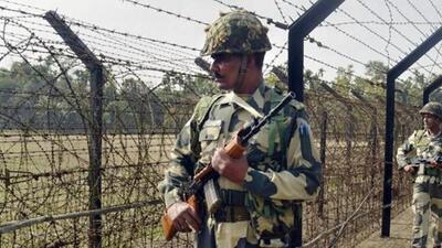 BSF jawans patrol the India-Bangladesh border in Tripura. (PTI File Photo) BSF jawans patrol the India-Bangladesh border in Tripura. (PTI File Photo)