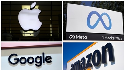 Apple and Nvidia stocks were the worst hit in terms of market value as Apple registered a roughly $270 billion loss and Nvidia a $380 billion loss. (AP) Apple and Nvidia stocks were the worst hit in terms of market value as Apple registered a roughly $270 billion loss and Nvidia a $380 billion loss. (AP)