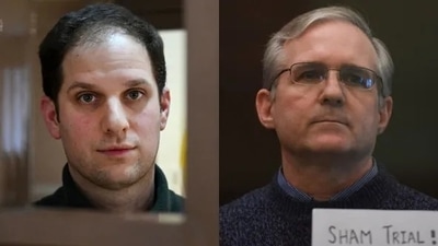 WSJ reporter Evan Gershkovich and former US Marine Paul Whelan were arrested by the Federal Security Service's (FSB) intelligence officers in Russia. (AP)