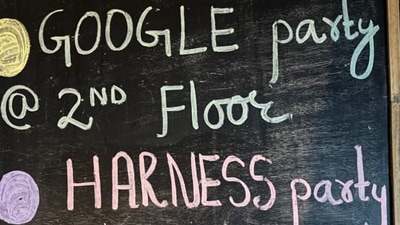Google and Deloitte office parties were held at a popular Bengaluru microbrewery recently. (X/@i_eeshasri) Google and Deloitte office parties were held at a popular Bengaluru microbrewery recently. (X/@i_eeshasri)