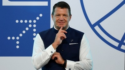 Indian airline IndiGo's CEO Pieter Elbers at a gathering during a company event in New Delhi on August 5. (REUTERS)
