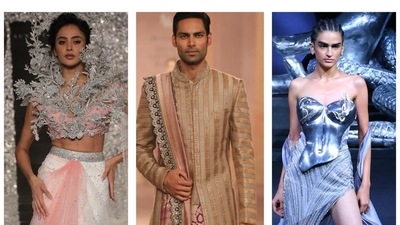 Bridal and Groomswear trends as seen at India Couture Week 2024 (Photos: Instagram) Bridal and Groomswear trends as seen at India Couture Week 2024 (Photos: Instagram)