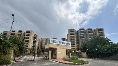 NBCC sought permission to demolish the NBCC Green View condominium on June 25 after a structural audit by Indian Institutes of Technology Bombay experts found the seven towers unsafe. (Parveen Kumar/HT Photo) NBCC sought permission to demolish the NBCC Green View condominium on June 25 after a structural audit by Indian Institutes of Technology Bombay experts found the seven towers unsafe. (Parveen Kumar/HT Photo)
