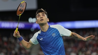 Lakshya Sen dominated the first game and clinched with 21-13 but he lost the momentum midway during the second game and then failed to bounce back in the game. (REUTERS)
