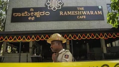 Ten people were injured in the blast at Bengaluru’s Rameshwaram Cafe which took place on March 1. (PTI Photo) (HT_PRINT) Ten people were injured in the blast at Bengaluru’s Rameshwaram Cafe which took place on March 1. (PTI Photo) (HT_PRINT)