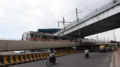 The GDA officials said the proposal defines the influence area of the TOD zones in a linear form of 500 metres on each side of the Metro corridor alignment. (Sakib Ali/HT Photo) The GDA officials said the proposal defines the influence area of the TOD zones in a linear form of 500 metres on each side of the Metro corridor alignment. (Sakib Ali/HT Photo)