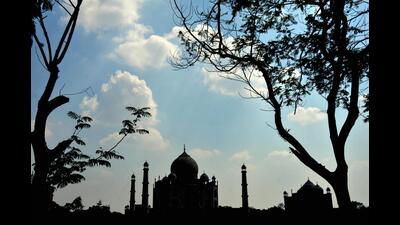 The woman was trying to press the point that Taj Mahal was originally a Shiva temple called Tejomahalaya. (HT FILE) The woman was trying to press the point that Taj Mahal was originally a Shiva temple called Tejomahalaya. (HT FILE)