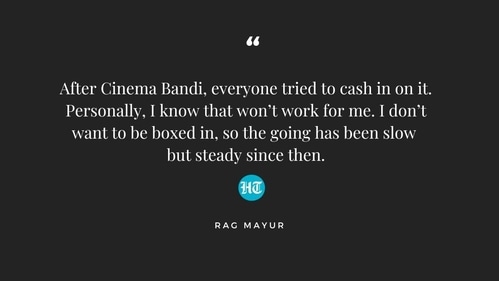 Rag Mayur on how he doesn't want to be stereotyped. Rag Mayur on how he doesn't want to be stereotyped.
