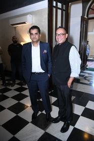 G20 Sherpa Amitabh Kant and author Kounteya Sinha