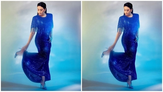 Assisted by celebrity fashion stylist Ami Patel, Karisma kept her accessories to a minimum to let her outfit shine. She styled her look with just a pair of diamond stud earrings and high heels, perfectly complementing her chic appearance.(Instagram/@therealkarismakapoor)