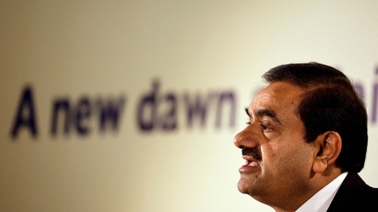 Gautam Adani speaks during an event. (Reuters)