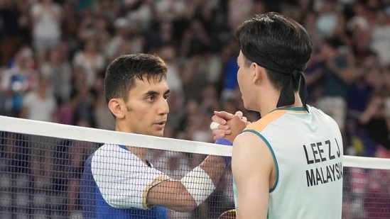 Lakshya Sen signed off fourth in Olympic Games after losing bronze medal match. He failed to capitalise on his first game lead and lost the two games to miss out on bronze.(AP)