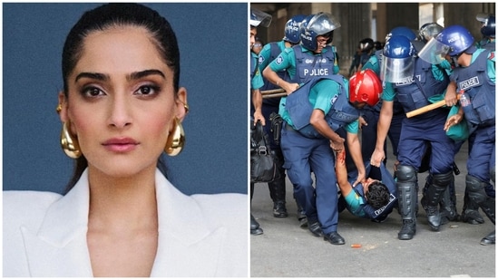 Sonam Kapoor has commented on the situation in Bangladesh.