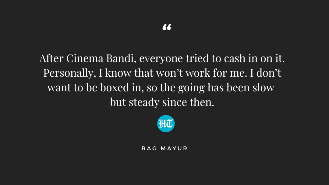 Rag Mayur on how he doesn't want to be stereotyped.