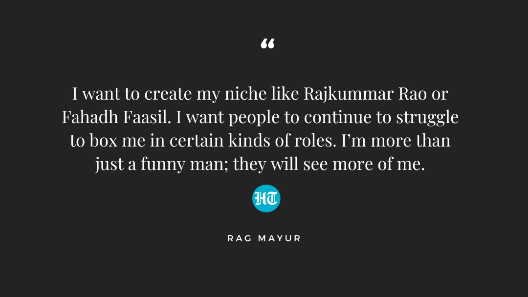 Rag Mayur on how he wants to create a niche for himself.