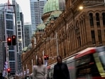 A general view of the George Street in the central business district of Sydney.