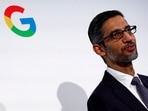 Sundar Pichai, CEO of Google and Alphabet, is seen in France. 