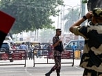 Border Security Force (BSF) personnel stand guard at the India-Bangladesh border of Petrapole about 100km north east of Kolkata. Border Security Force (BSF) personnel stand guard at the India-Bangladesh border of Petrapole about 100km north east of Kolkata.