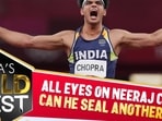 Neeraj Chopra competes in javelin 