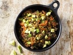 This quick-cooking Chilean sauté of beef and summer produce is comforting yet light.(AP photo) This quick-cooking Chilean sauté of beef and summer produce is comforting yet light.(AP photo)