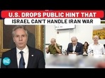 USA Publicly Hints Israel Can't Handle All-Out Iran War? Biden's Secret Pleas To Tehran