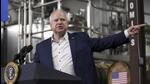 Governor Tim Walz, D-Minnesota, speaks before President Joe Biden at the Earth Rider Brewery, January 25, 2024, in Superior, Wisconsin. (AP) Governor Tim Walz, D-Minnesota, speaks before President Joe Biden at the Earth Rider Brewery, January 25, 2024, in Superior, Wisconsin. (AP)
