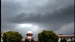 New Delhi, India - July 22, 2024: Dark cloud over the Supreme court in New Delhi, India, on Monday, July 22, 2024. (Photo by Arvind Yadav/ Hindustan Times) (Hindustan Times)