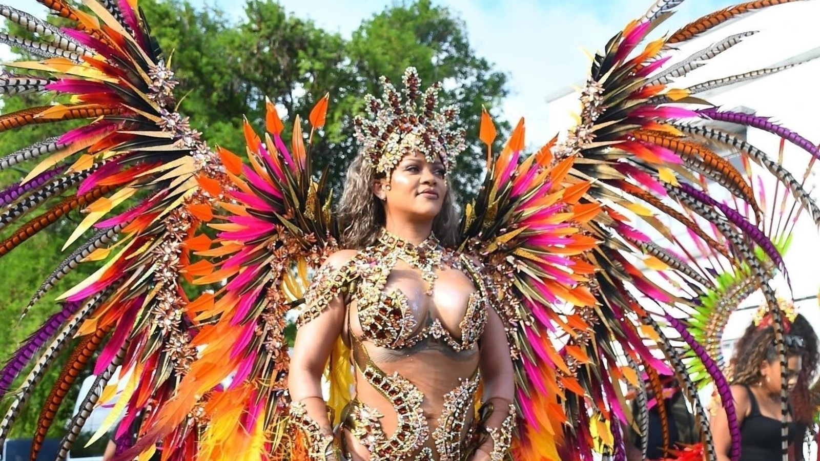 Rihanna dazzles at 2024 Crop Over Festival with a bejewelled body costume