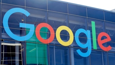A sign is displayed on a Google building at their campus in Mountain View, California, on Sept. 24, 2019 (Jeff Chiu/AP) A sign is displayed on a Google building at their campus in Mountain View, California, on Sept. 24, 2019 (Jeff Chiu/AP)