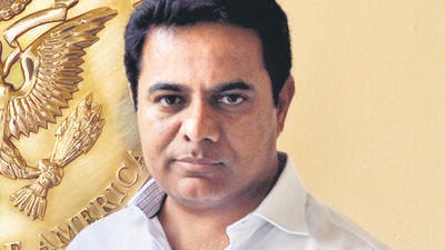 KTR pointed out that the state government was quoting the cumulative figures of IT exports in Telangana, since its formation 10 years ago. (File photo) KTR pointed out that the state government was quoting the cumulative figures of IT exports in Telangana, since its formation 10 years ago. (File photo)