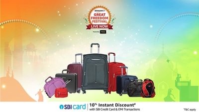Amazon Great Freedom Festival Sale 2024: Up to 85% discounts on luggage trolley sets to make travel easy and comfortable. Amazon Great Freedom Festival Sale 2024: Up to 85% discounts on luggage trolley sets to make travel easy and comfortable.