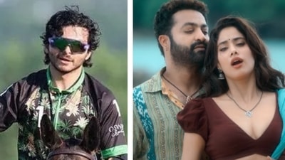 Shikhar Pahariya bowled over by Janhvi Kapoor's moves in Chuttamalle Shikhar Pahariya bowled over by Janhvi Kapoor's moves in Chuttamalle