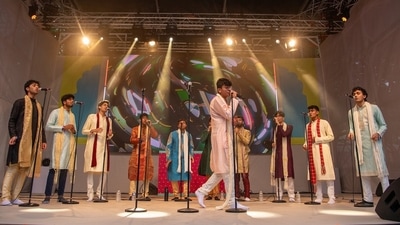 Penn Masala perform at India House at the 2024 Paris Olympics
