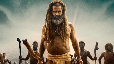 Vikram in a still from Thangalaan Vikram in a still from Thangalaan