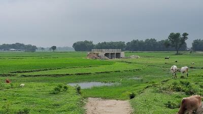 The bridge in contention in Araria. (HT Photo) The bridge in contention in Araria. (HT Photo)