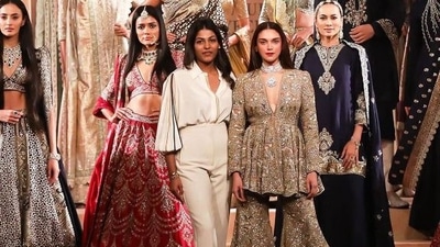 Jayanti Reddy talks about her Nawabi-inspired collection, Hyderabad’s heritage, and the future of traditional crafts in fashion. (Instagram) Jayanti Reddy talks about her Nawabi-inspired collection, Hyderabad’s heritage, and the future of traditional crafts in fashion. (Instagram)