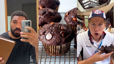 TikToker says he found the exact recipe of viral Olympics chocolate muffins (TikTok) TikToker says he found the exact recipe of viral Olympics chocolate muffins (TikTok)