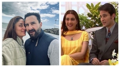 Saif Ali Khan with Kareena Kapoor and Amrita Singh (right). (File photos) Saif Ali Khan with Kareena Kapoor and Amrita Singh (right). (File photos)
