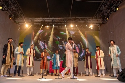 Penn Masala performed at India House in the 2024 Paris Olympics