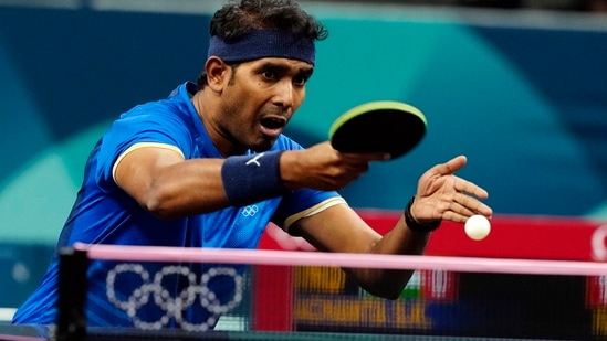 The Indian men's table tennis lost 0-3 to China in the round of 16 (AP)