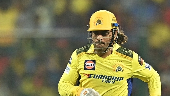 Legendary Chennai Super Kings wicketkeeper batter Mahendra Singh Dhoni.(AFP)