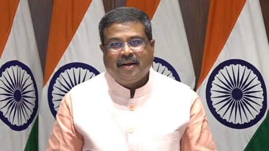 Union education minister Dharmendra Pradhan.(PTI)