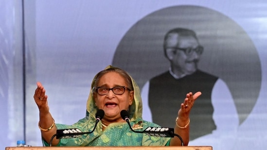 Former Bangladesh Prime Minister Sheikh Hasina.(AFP)