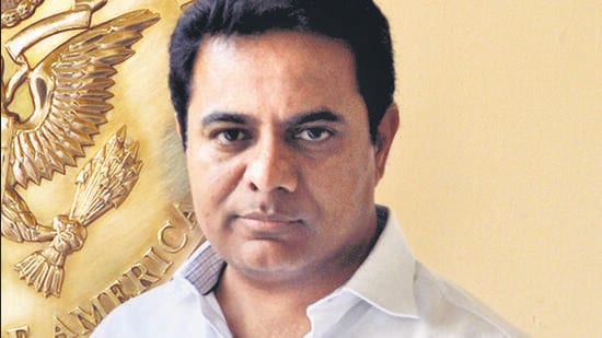 KTR pointed out that the state government was quoting the cumulative figures of IT exports in Telangana, since its formation 10 years ago. (File photo)