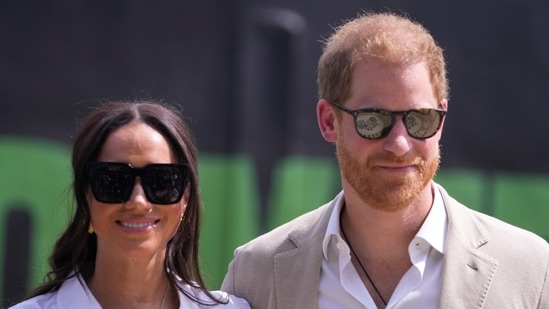 Prince Harry, Meghan Markle blasted for showing ‘utter contempt they have for the King' by planning to go on Colombia tour (AP Photo/Sunday Alamba)(AP)