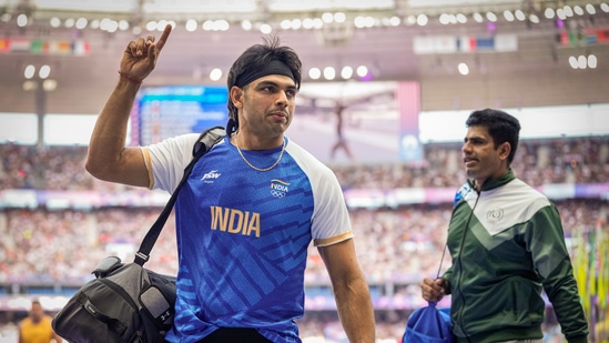 Neeraj delivered India's first athletics gold at the Tokyo Games(PTI)