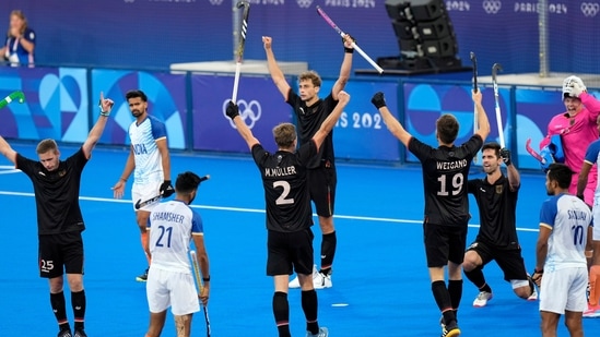 Germany managed to edge past India 3-2 in a thrilling semi-final clash of men's hockey event at the Paris Olympics. (AP)