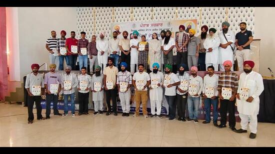 The state government on Tuesday distributed appointment letters for government jobs on compassionate grounds under group D to kin of 20 Moga farmers who lost their lives during the stir against the Centre’s farm laws.