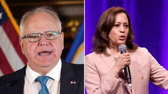 Kamala Harris picks Minnesota Governor Tim Walz as her running mate: CNN (AP Photo/Abbie Parr, File, AP Photo/Darron Cummings, File)